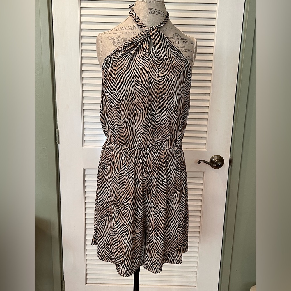 Banana Republic Animal Print Romper